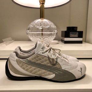 ✨ Puma White/Silver Wheelspin Shoes  ✨